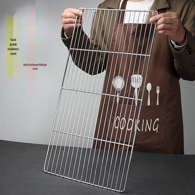 Grille métallique en acier inoxydable de qualité alimentaire: Grille de Barbecue 60x40, Refroidissement de Gâteau, Rôtissage et Grille de Four.
