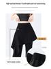 Women's 2026 Spring High-waisted Micro-flare Pants with Ribbon Detail: Slimming, Elastic, and Stylish