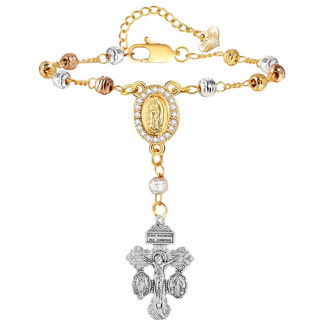 5/20PCS Forgiveness Crucifix Make Rosaries Exorcism St.Benedict Cross Pendant DIY Rosary Chaplet Jewelry