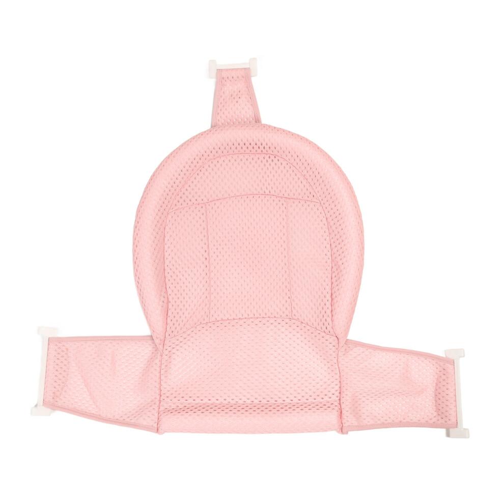 Baby-Badetuch-Stand Netz Rosa, Weiches Airnetz, 7,5x35x66cm