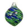 High Borosilicate Glass Spheres Hand Blown Ball Ornament, Colorful Christmas Hanging Decoration Handmade Ornaments for Tree, Window, Patio,