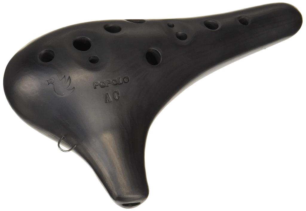 Popolo Alto C Ocarina Black Ceramic NC-AC