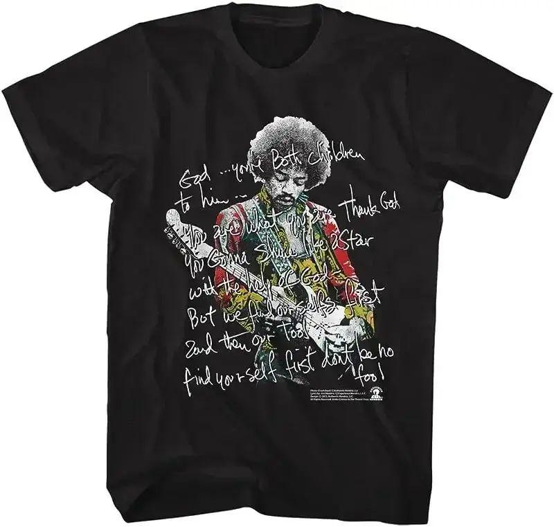 Vintage Rock Tops Jimi Hendrix Rock Musiciant Shirt 90s Y2k Tee Print Cotton Tshirts Casual Loose T Shirt Fans Gift Unisex