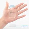 6 Pcs Clear Wall Door Handle Stopper  for Wall Fridge Cabinets Headboard