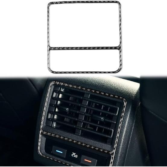 Real Carbon Fiber Car Interior Door Bowl Cover Trim Stickers Compatible with Volkswagen VW Golf 8 8.5 MK8 GTI 2021 2022 2023 Auto Accessories Decals
