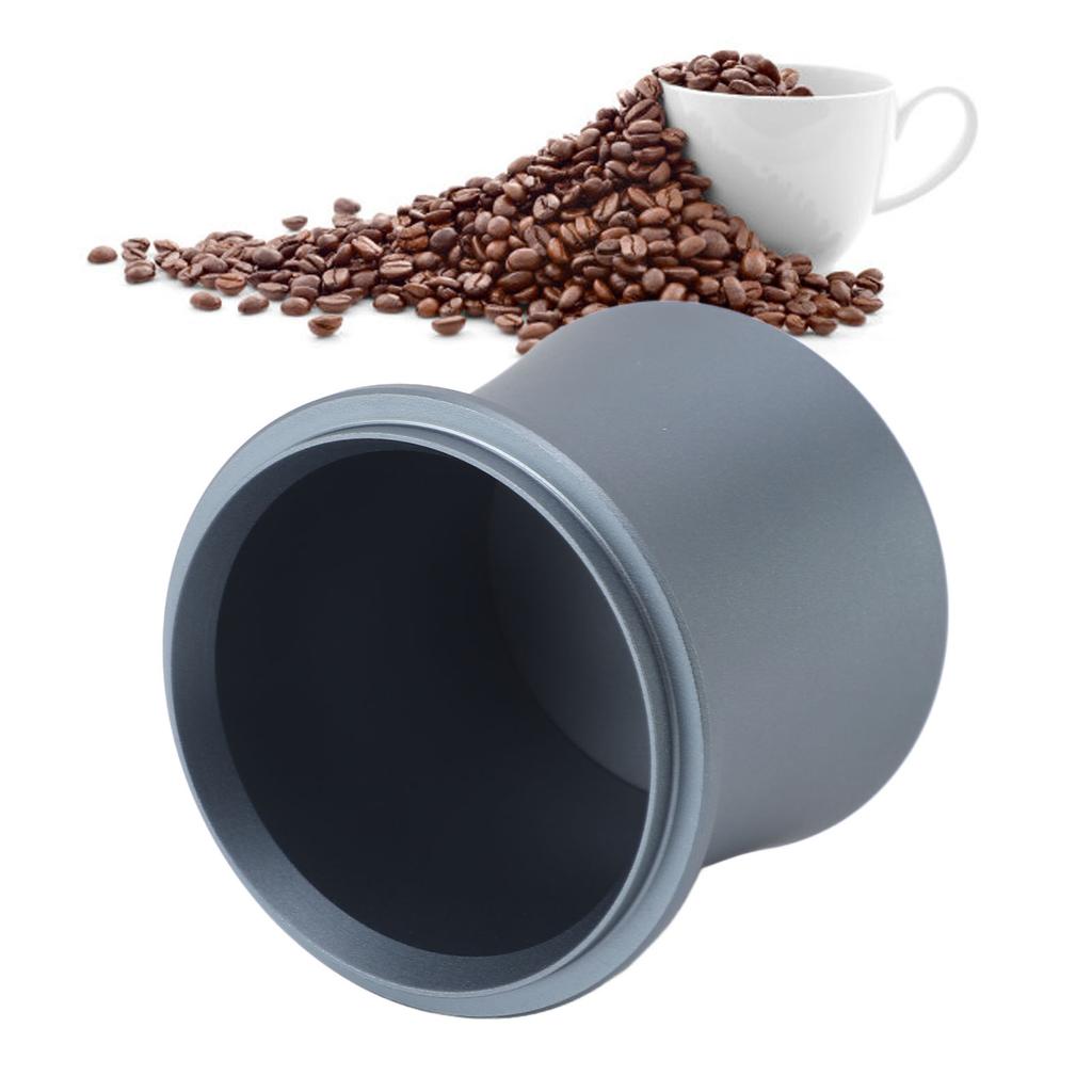 Coffee Dosing Cup Aluminum Alloy Antistatic Coffee Powder Feeder Dosing Cup for 51mm 5300CMm 54mm Portafilter Basket