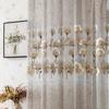 1 Piece Sheer Lace Curtain Panel Living Room Bedroom Decor Semi-Sheer Tulle Window Treatment With Rod Pocket