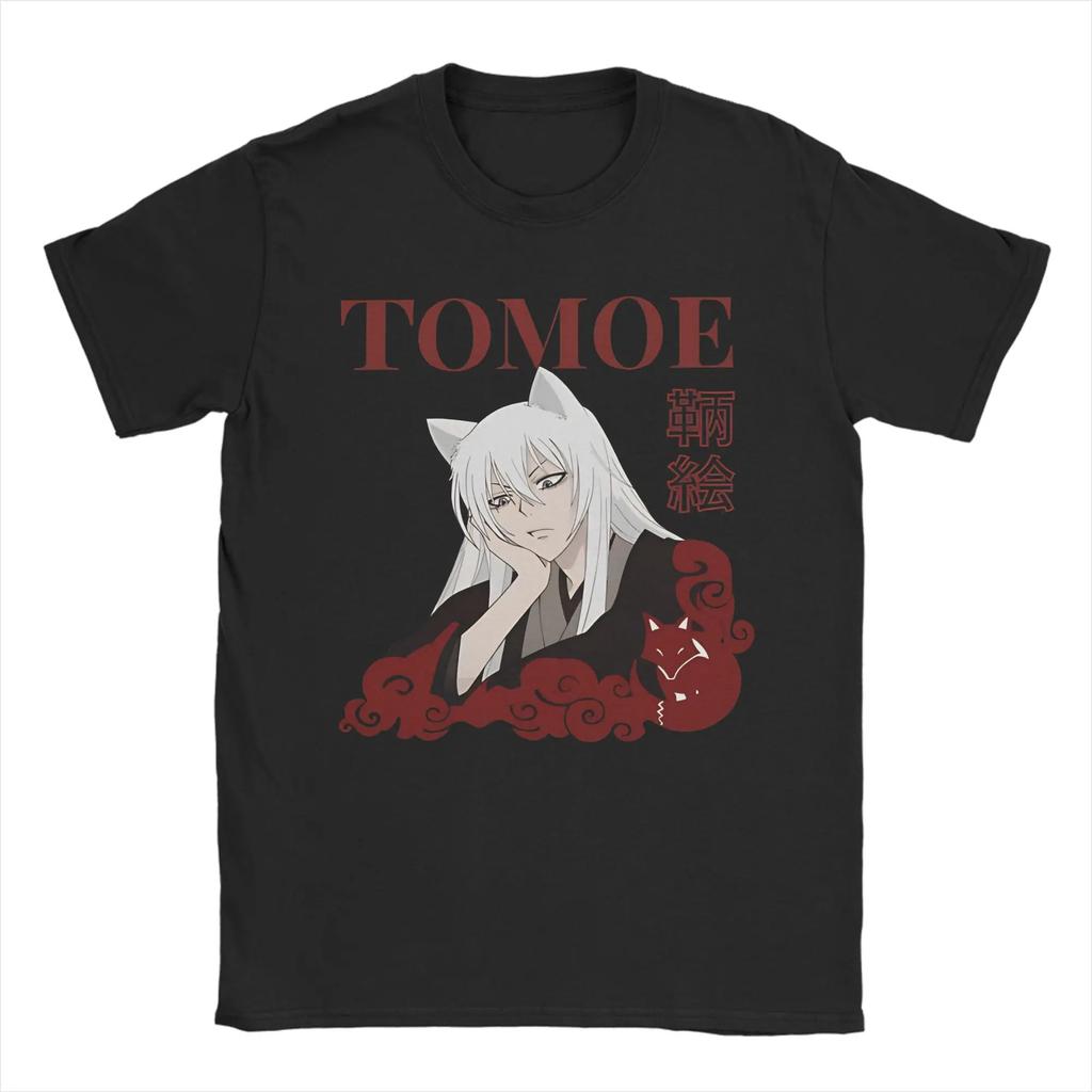 Tomoe and Nanami T-Shirt Summer Kamisama Kiss Pure Cotton T Shirts for Man Harajuku Print Tee Shirt Short Sleeve Y2K Funny Tops