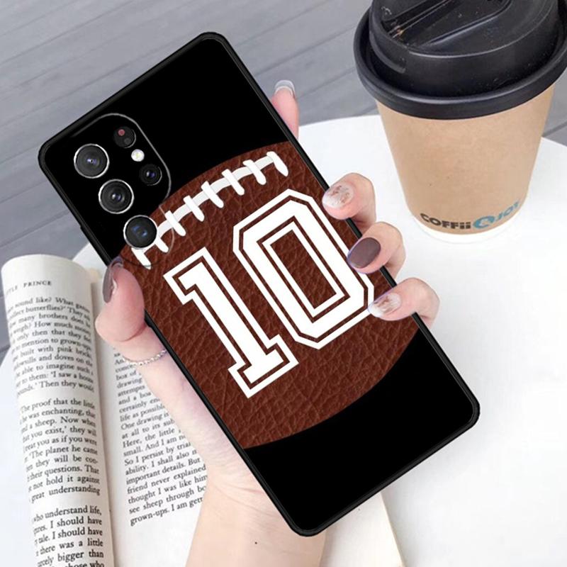 Number 10 Football phone case Cover For Samsung Galaxy S24 S25 Ultra S21 S22 Ultra S10E Note 10 Plus Note 20 FE S23