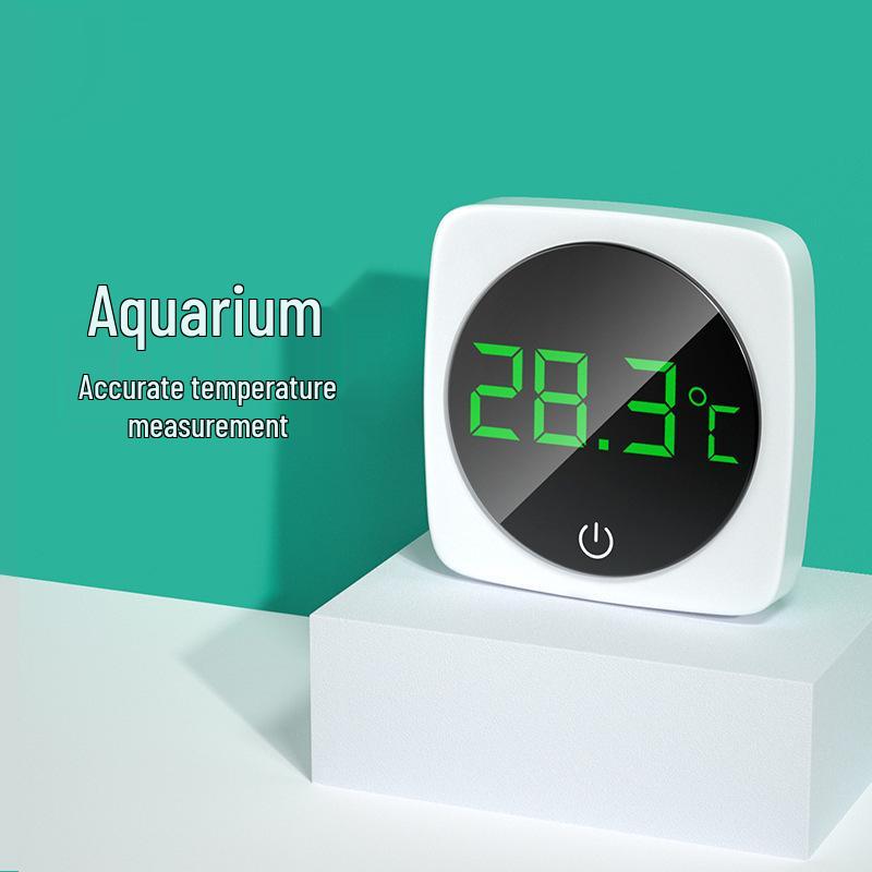 High Precision Digital LCD Fish Tank Thermometer with LED Display