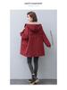Women's 2024 Winter Fleece-Lined Parka: Mid-Length, Loose Fit, Plus Size, Thick Cotton Coat for Middle-Aged Moms
