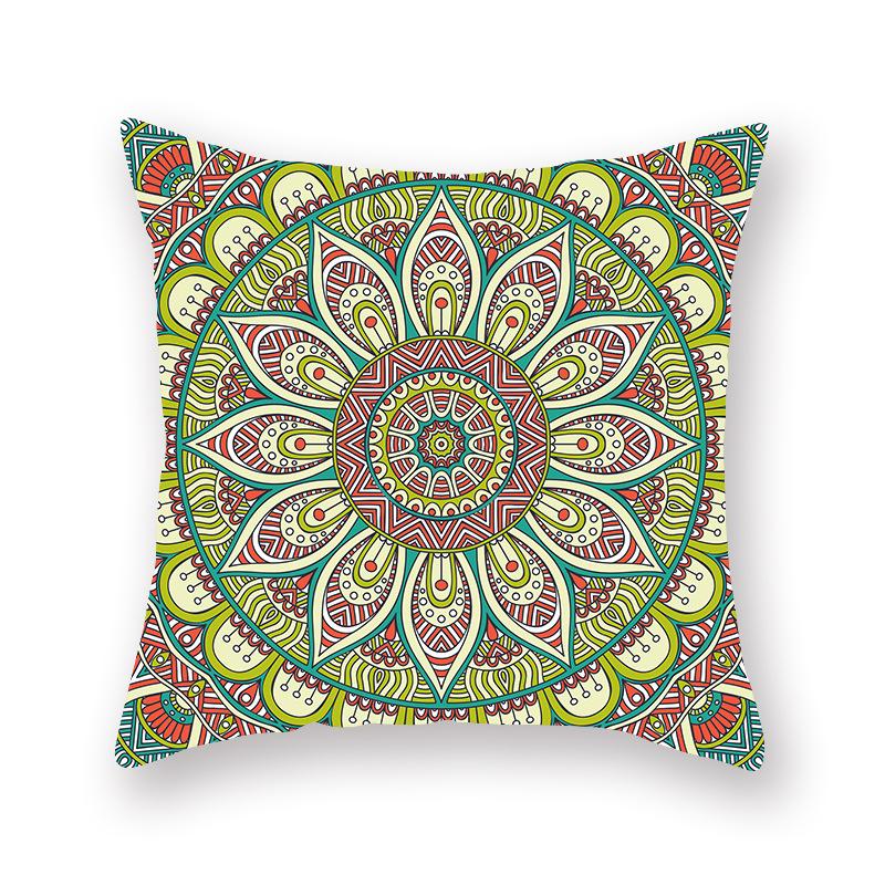 Wish Ethnic Style Mandala Digital Printing Car Office Cushion