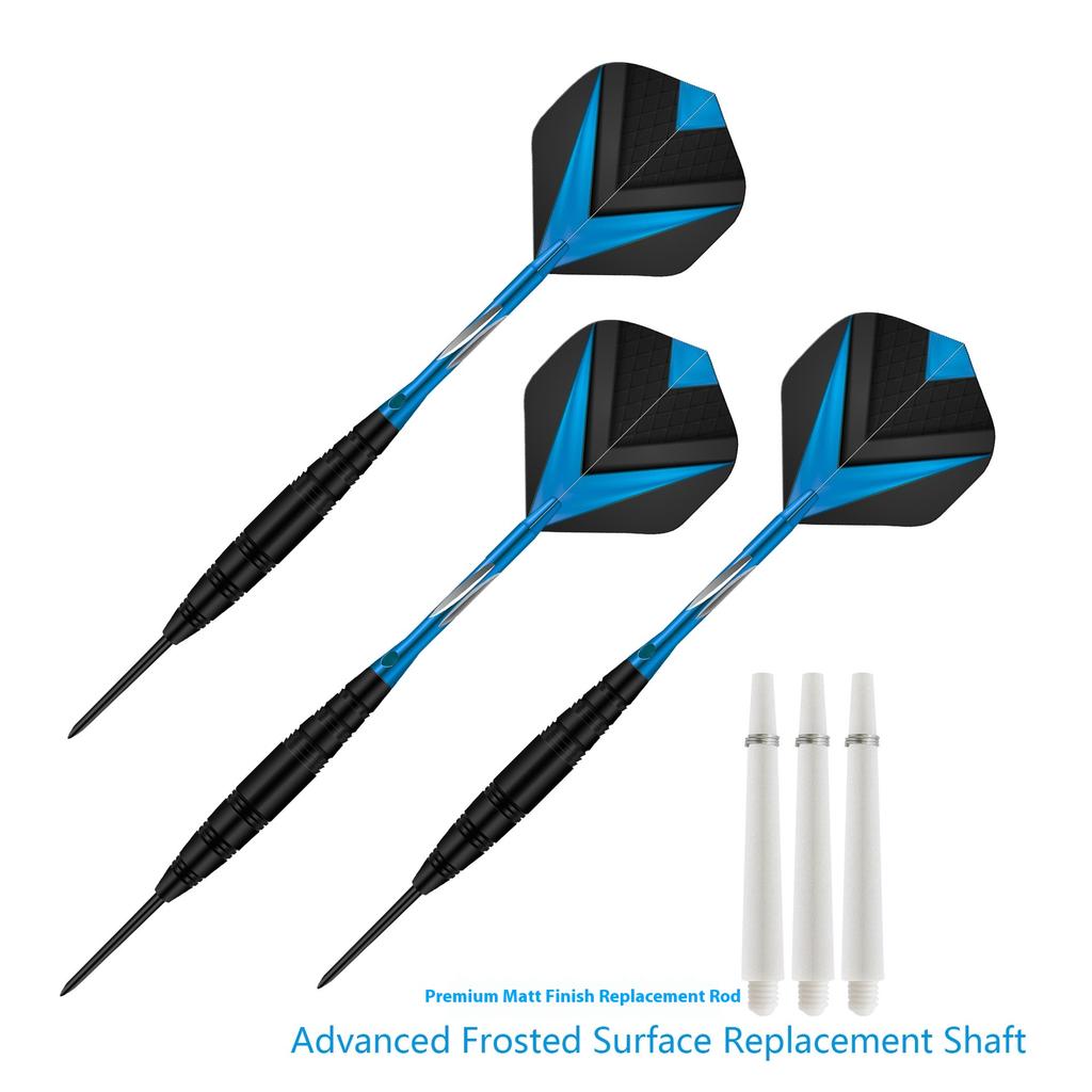 Darts Metal Tip Set 6 Aluminum Shaft Metal Dart Set Professional Darts Steel Tip Sets