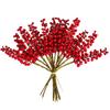 12pcs Artificial Red Berry Sprays Foam Fruit for Floral Arrangement DIY Craft Home Table Decor