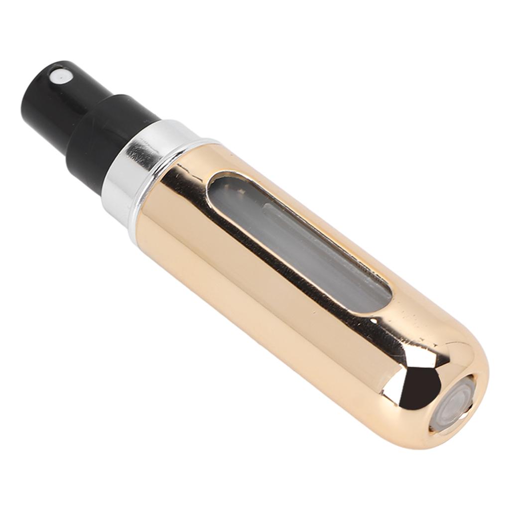 Portable Perfume Bottle Liquid Dispensing Atomizer Bottle for Traveling Outgoing 5mlGold