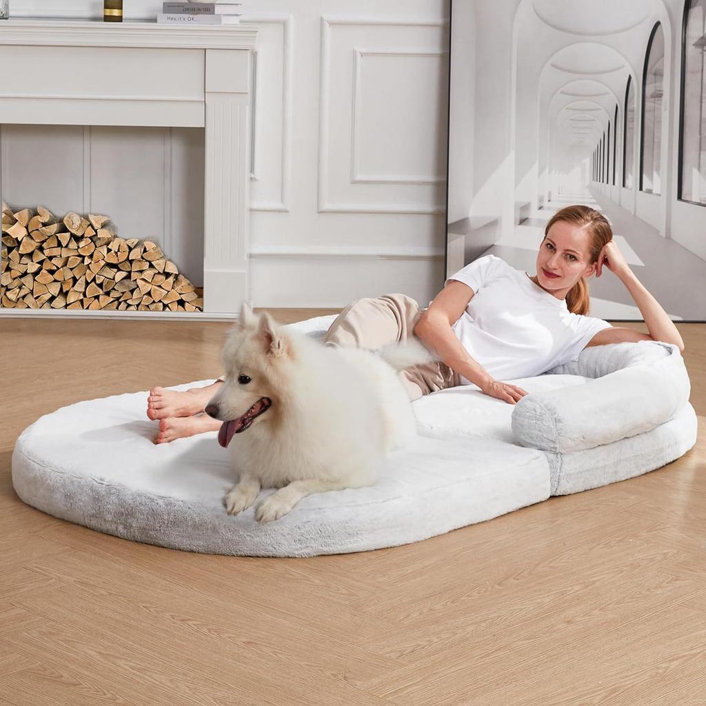 Washable Foldable Pet Sofa & Mat - Large Dog & Cat Bed House