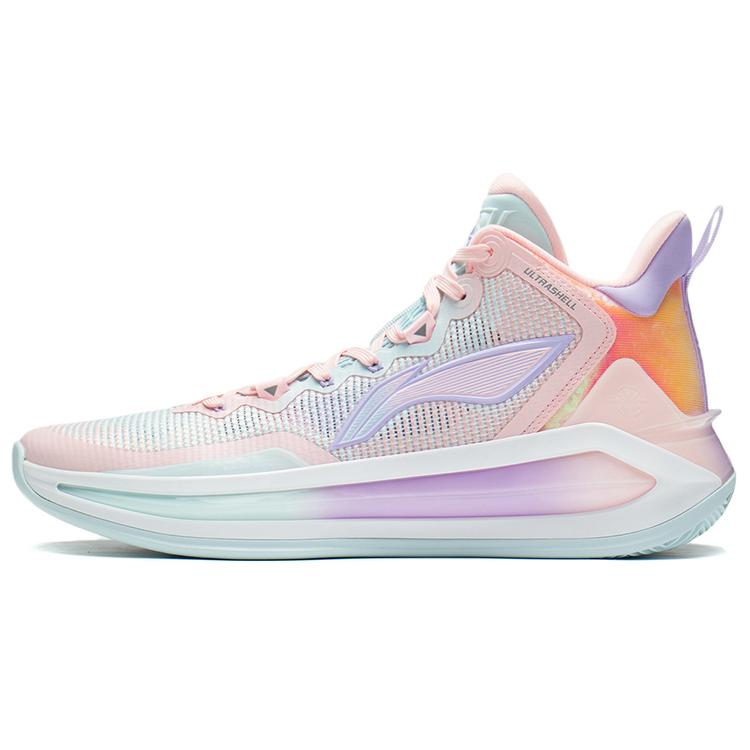 

Новые баскетбольные кроссовки LINING Liren 3 Мужские Средние Флуоресцентный Светло-розовый/Аквамариновый ABAS091-2 39