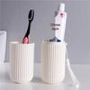 Portable Travel Mouthwash Cup & Toothbrush Holder Set for Outdoor Business Trips