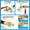 Metal Body Water Sprinkler Nozzle Attachment for Cutting Machine Work, Wet Cutting Dust Reduction Part for Concrete and Metal Cutting Tasks
