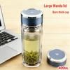 Custom Logo High-Temperature Resistant Borosilicate Glass Tea Cup - Personalized Thickened Water Cup 