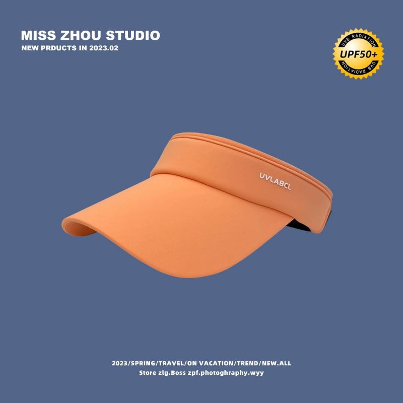 Running empty cap children summer outdoor sports outing big eaves cold silk cool feeling no top cap men