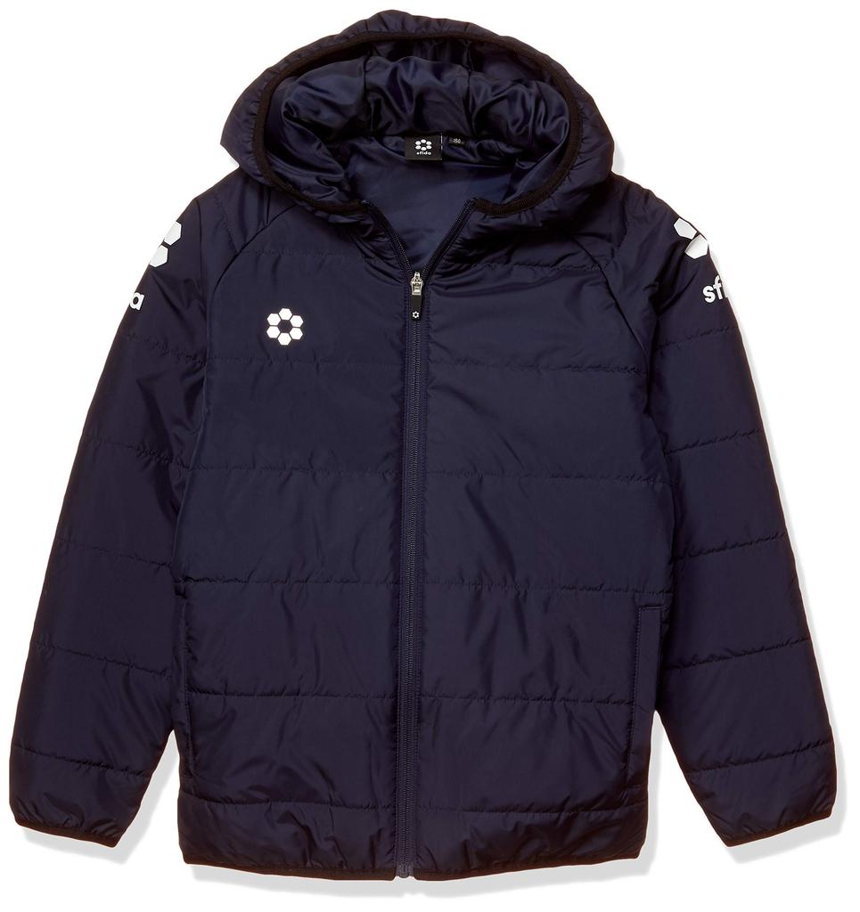 Sfida Junior Padded Sports Jacket Kids Navy Size 140 to Japanese size SA-BP48-JR (equivalent 140)
