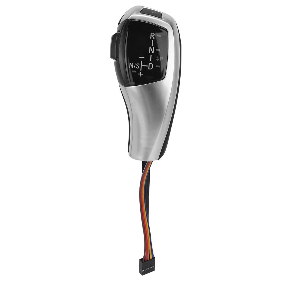 For F30 Style LHD Automatic LED Gear Shift Knob Retrofit Kit For BMW E90 E92 E84 E89Silver
