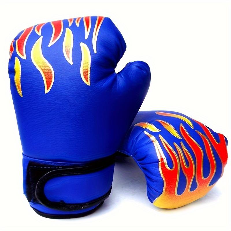 [Flame Kids Boxing Gloves] Flame Kids Boxing Gloves | For Punching Bag Kickboxing Thai Mitts MMA Training Sparring | Halloween Christmas Gift
