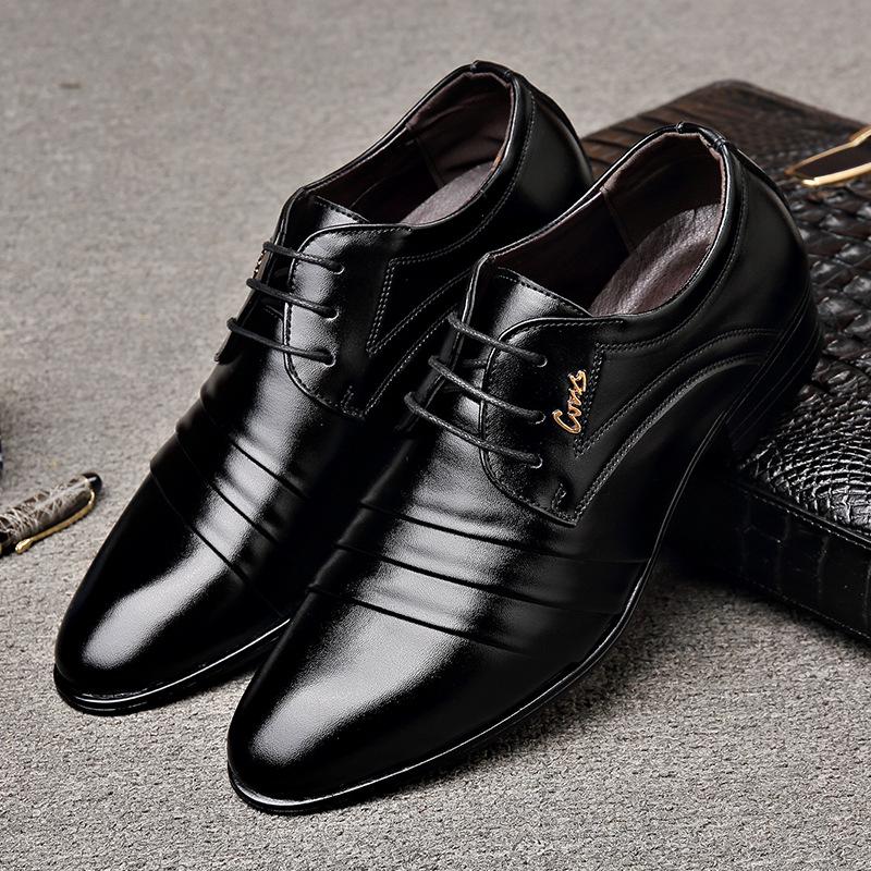 

Роскошная мужская повседневная обувь из коровьей кожи с зеркальной отделкой 43