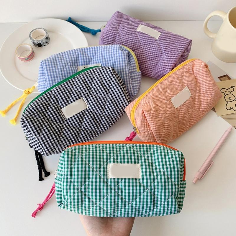 Pencil Case 7.5x3.5x2.4In for Student Girl Women Large Pen Bag Zippered Pen Pouches Travel Cosmetic Storage Bag