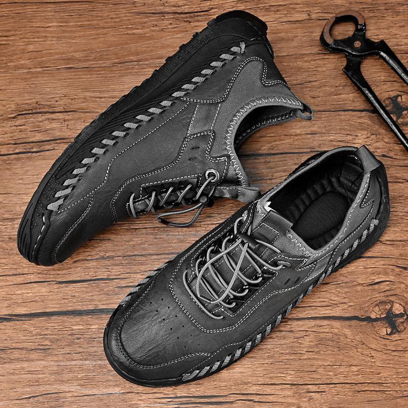 Men's Leather Leather Casual Sports Shoes
