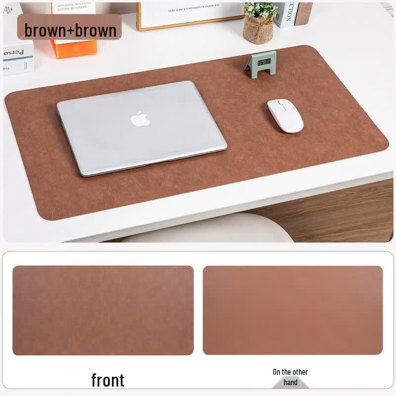 Waterproof Retro Leather Desk Mat