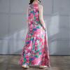 New Bohemian Long Dress - Summer New Style Fitted and Expanded Sleeveless Round Neck Printed Dress
