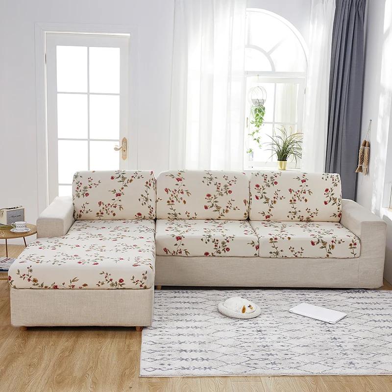 Elastic Sofa Cushion Cover Anti-Dust Sofa Cover For Living Room Pets Kids Seat Cover Chaise Longue Corner L Shape Sofa Slipcover