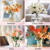 Spiral Ikebana Stem Holder Sturdy Clear Flower Arrangement Holder DIY Floral Art Accessory Table Centerpiece for Party Wedding