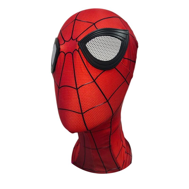 Erwachsenenmaske Spinnenkopfbedeckung Lustige Gesichtsmaske TikTok Live-Stream Requisite Albernes Kostüm Avengers Stil Party Cosplay Kapuze