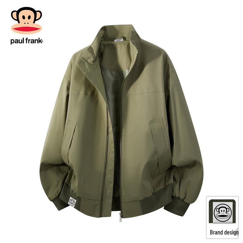 Paul Frank Men s Retro Loose Fit Flight Jacket M