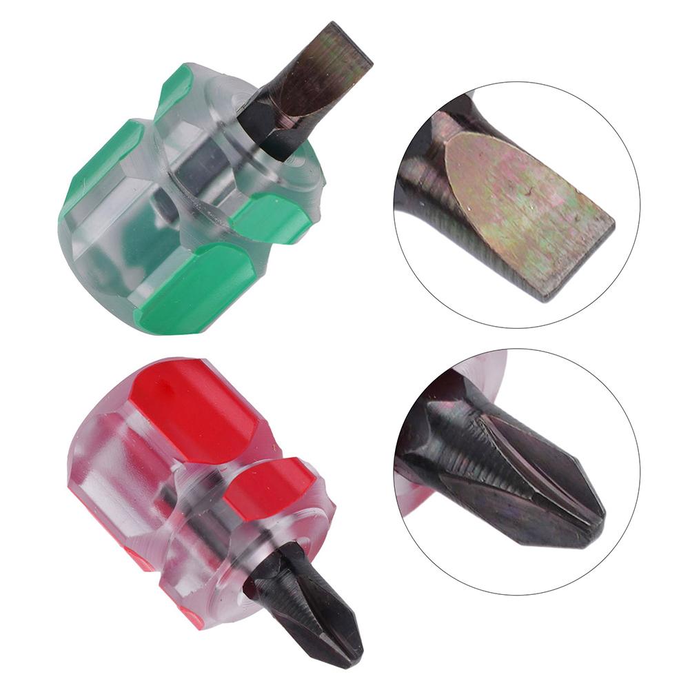 Screwdriver Set Red Screwdriver 2pcs High Quality Needle Plate Red Screws Sewing Machine Cross-head Screwdriver
