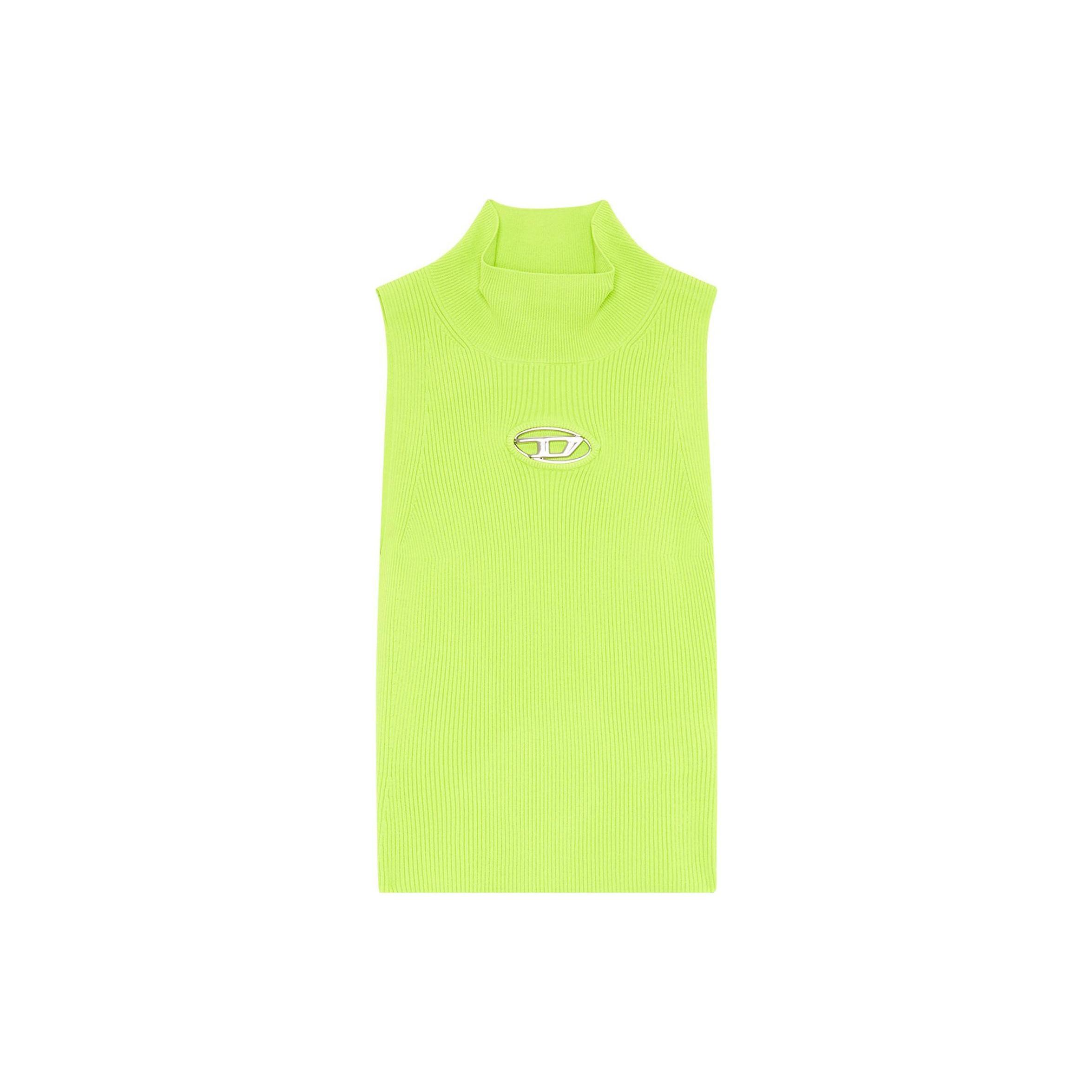 DIESEL M-Onervax Logo-plaque Mock-neck Top Unisex A130200DLAX-5KB M yellow