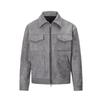 Giacca Casual Sportiva da Uomo Retro Oversize Stile Europeo & Americano con Revers