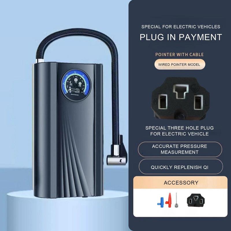 

Air Pump For Car Tires 150PSI Portable Electric Tire Pump With Low Noise Car Repair Tools For Automobile Bicycle Battery Car