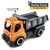 Plastic Tractor Excavator Bulldozer Drop Resistant Crane Truck Model Simulation Diecast  for Boys