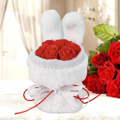 Bouquet Scented Soap Roses for Her Him Valentine's Day Anniversary Wedding Birthday Gift