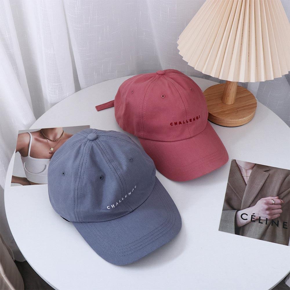 Adjustable Casual Boys Men Korean Girls CHALLENGE Hat Visors Cap Baseball Cap Women