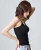 UNKNOWN PLANET Lace Sleeveless Top Black