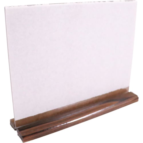 Yamako Japanese-style Menu Stand (Charred Cedar Legs) Large