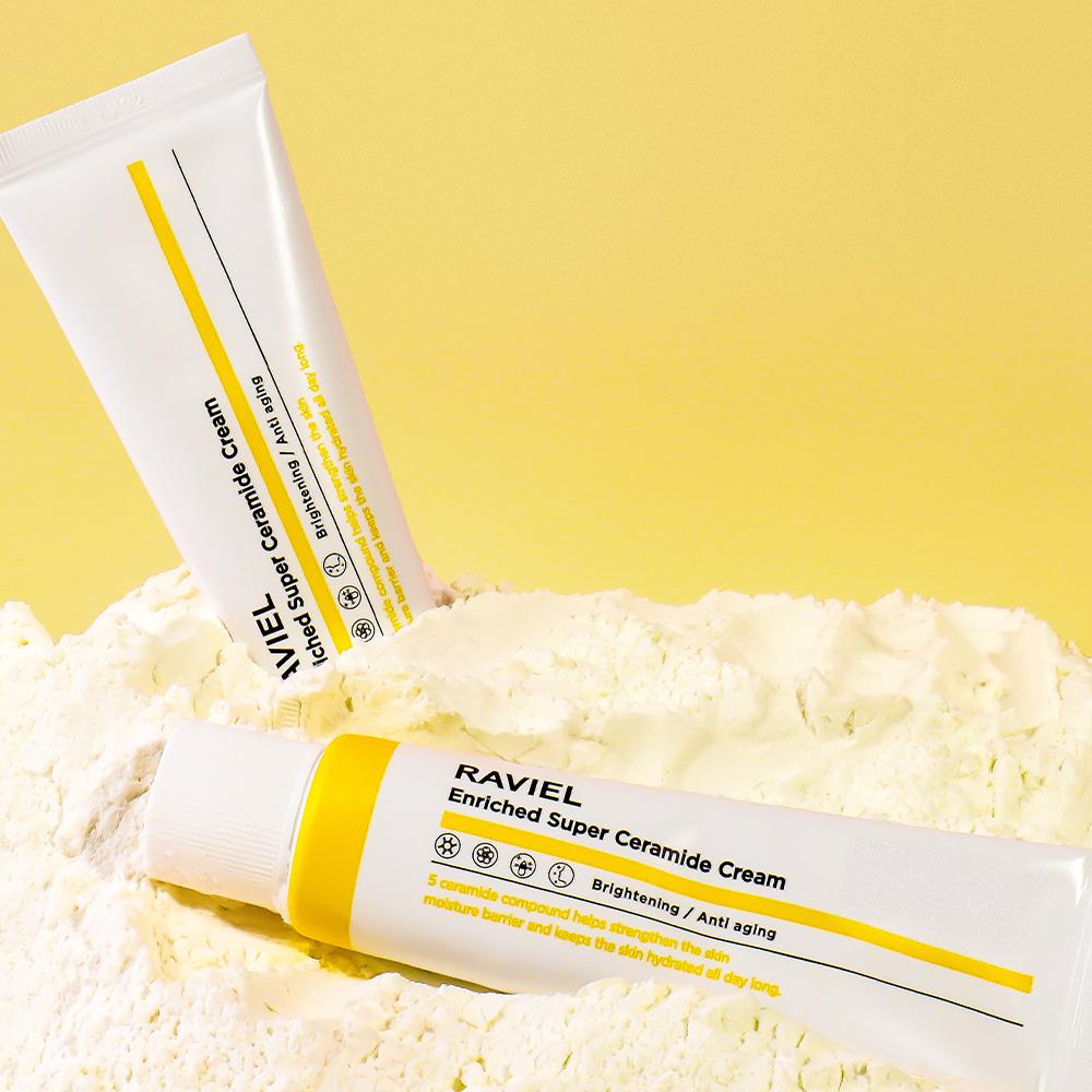 Raviel [Barrier Strengthening] Combination Skin Brightening High-Moisture Enriched Super Ceramide Cream 50ml