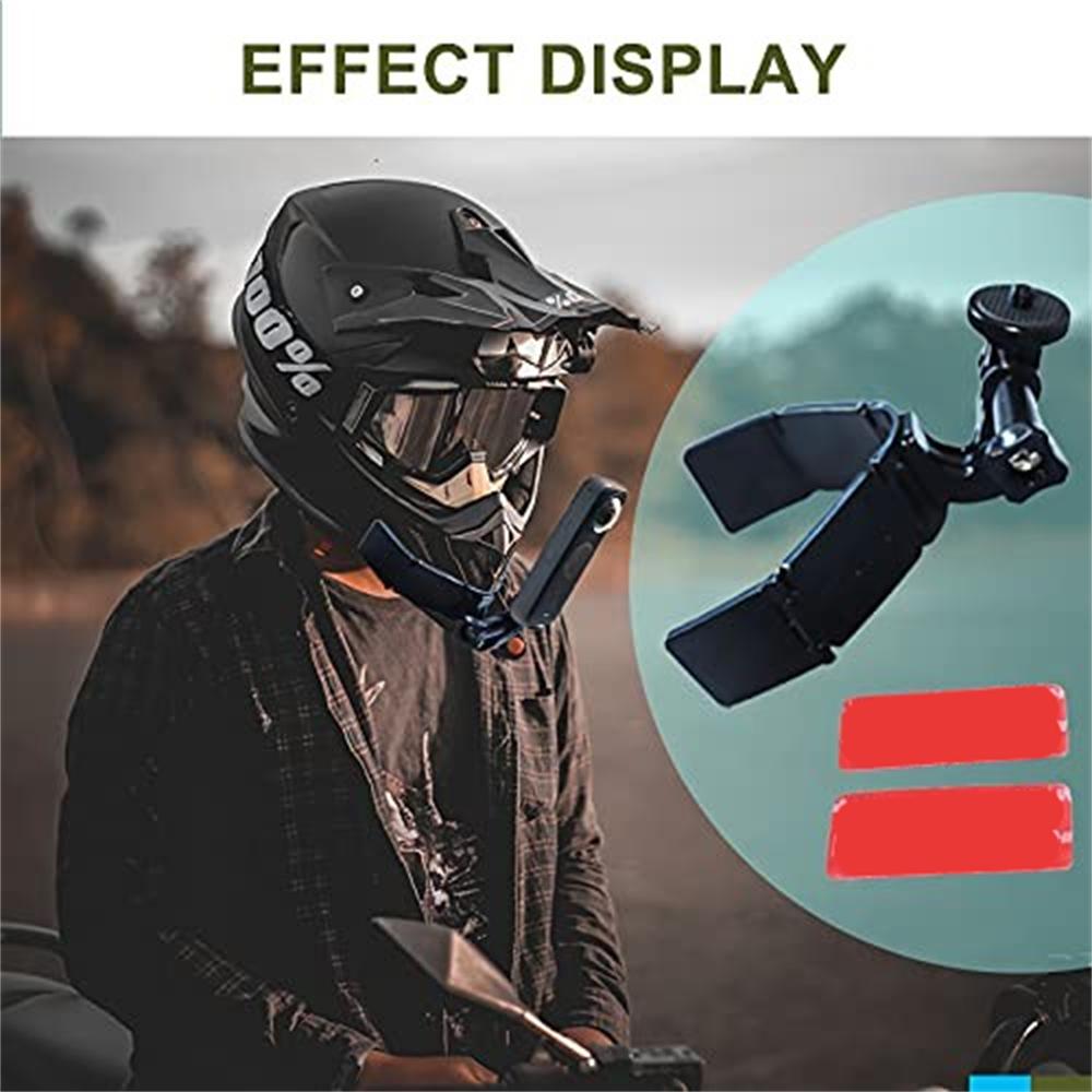 Motorcycle Helmet Chin Mount For GoPro Hero 10 9 8 7 Insta360 One R X5 X4 X3 X2