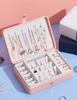 Jewelry Box Travel Cosmetic Jewelry Box Organizer Makeup Lipstick Keeper Beauty Container Necklace Birthday Gifts | Storage Boxes and Containers