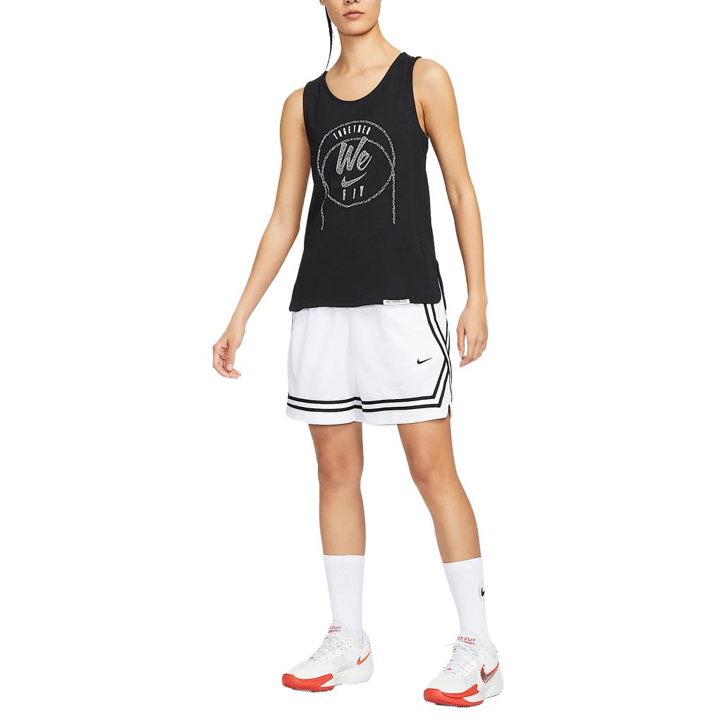 Nike CrossoverDri Fit Basketball Shorts Women's White FQ4545-100